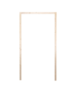CORNICE PORTA UNIVERSALE IN PINO, H210 CM