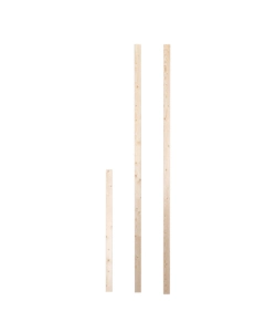CORNICE PORTA UNIVERSALE IN PINO, H210 CM