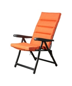 SEDIA DA ESTERNO PIEGHEVOLE RECLINABILE "BOMBER SICILIA" TERRACOTTA 122X60X61 CM