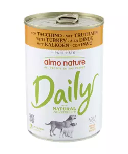 ALIMENTO UMIDO CANI ALMO NATURE "DAILY" CON TACCHINO 400 GR