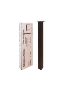 KIT GAMBE QUADRE SERIE "EASY" 4 PZ. 40X40 - H.710 MM. NERO