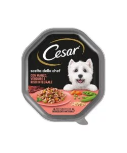 ALIMENTO UMIDO CANI CESAR "SCELTA DELLO CHEF" CON MANZO, RISO E VERDURE 150 GR