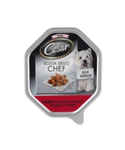 CESAR - UMIDO PER CANI MANZO, RISO E VERDURE 150 GR