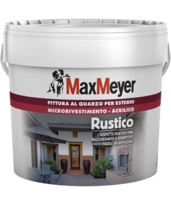 PITTURA MURALE AL QUARZO MAX MEYER "QUARZO RUSTICO" BIANCO 2,5 LT