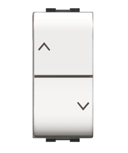 DOPPIO PULSANTE INTERBLOCCATO SERIE MYLIFE -BIANCO.