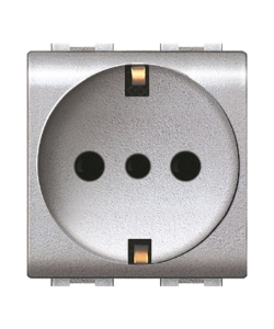 PRESA SCHUKO 2P+T 10A SERIE MYLIFE -BIANCO.