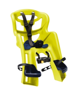 SEGGIOLINO ANTERIORE PER BICICLETTA BELLELLI "TATOO" ALTA VISIBILITÀ, PORTATA MASSIMA 15 KG