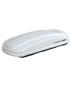 BOX TETTO PER AUTO 530 LITRI  IN ABS BIANCO LUCIDO - N60023