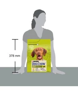 CROCCHETTE PER CANI PURINA "TONUS DOG CHOW" ADULTO DI TUTTE LE TAGLIE CON POLLO 2,5 KG