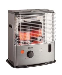 STUFA A COMBUSTIBILE LIQUIDO PORTATILE QLIMA "R 7127" NERO 2,7 KW