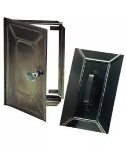 PORTINE CAMINO DOPPIE CON CHIAVE, 155 x 235 MM.