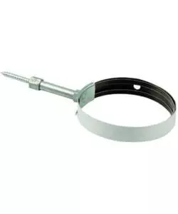 COLLARE PER TUBI STUFA ALLUNGABILE IN ACCIAIO VERNICIATO BIANCO, DIAMETRO 8-14 CM