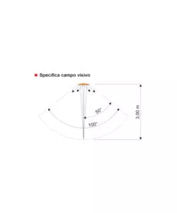 SPECCHIO PARABOLICO INFRANGIBILE D.60 CM.