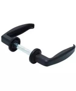 MANIGLIA PER PORTE "LARA" - 2 PEZZI NERE.