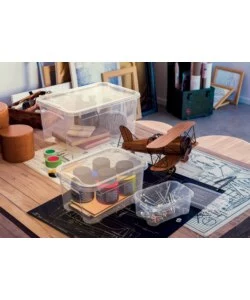 CONTENITORE CON COPERCHIO TRASPARENTE "TBOX" MINI