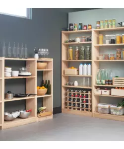LIBRERIA "GALA" CON 3 RIPIANI 80x25x118 CM