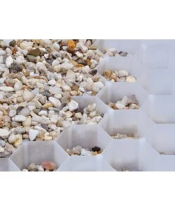 PANNELLO PAVIMENTAZIONE "GRAVELFIX SMART" BIANCO, 40x80 CM