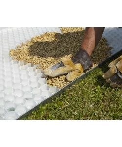 PANNELLO PAVIMENTAZIONE "GRAVELFIX SMART" BIANCO, 40x80 CM
