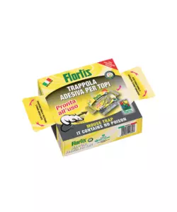 TRAPPOLA ADESIVA PER TOPI FLORTIS "QUADRO BOX"