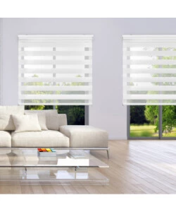 TENDA A RULLO "DUOLUX" BIANCO, 120X250 CM