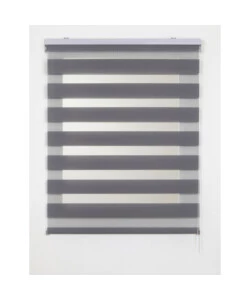 TENDA A RULLO "DUOLUX" ARGENTO, 100X250 CM