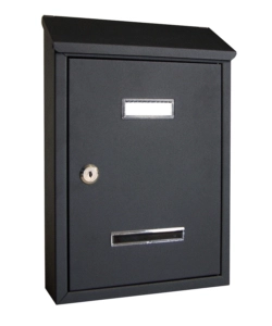 CASSETTA POSTALE "PRIMA MAXI" CON TETTUCCIO COLORE GRIGIO SCURO