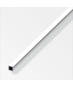 TUBO QUADRATO ALLUMINIO 20x20 BRIL.- 1 METRO.