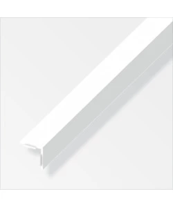 ANGOLARE AUTOADESIVO 20x20 PVC BIANCO - 1 METRO.
