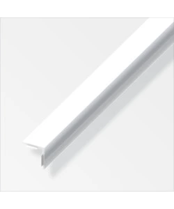 ANGOLARE AUTOADESIVO 20x20 PVC bianco lucido - 1 METRO.