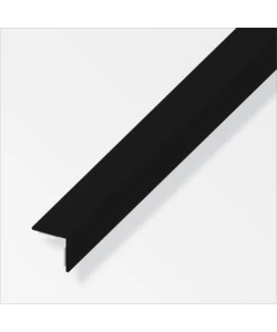 ANGOLARE AUTOADESIVO 20x20 PVC nero - 1 METRO.