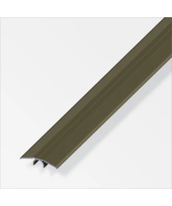 PROFILO RACCORDO 33 mm ALLUMINIO BRONZO - 1 METRO.