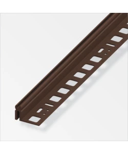 PROFILO DI SUPPORTO 21-24 PVC GRIGIO - 1 METRO.