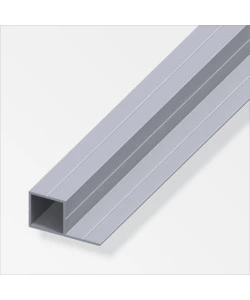 TUBO QUADRATO 29x15,5 IN ALLUMINIO NATURALE - 1 METRO.