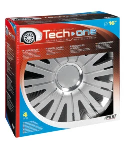 COPRICERCHI PER AUTO ACTIVE SILVER - Ø 16" PILOT  31558