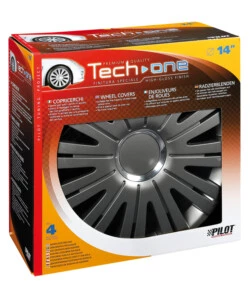 COPRICERCHI PER AUTO ACTIVE GRAFITE - Ø 14" PILOT  31561