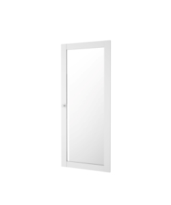 PORTA DI COMPLEMENTO IN VETRO PER LIBRERIA BIANCA, 39X95,7 CM