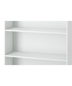 SET 2 RIPIANI PER LIBRERIA LARGA TINTA BIANCO
