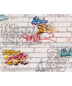 CARTA DA PARATI PARATO CARTA MURO GRAFFITI