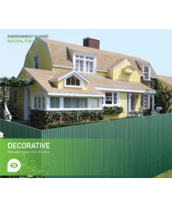 RECINZIONE DA ESTERNO IN PVC EUROGARDEN MONOFACCIALE VERDE 3X1,5 METRI