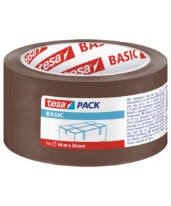 NASTRO ADESIVO TESA "BASIC" AVANA IN PP ACRILICO 66 MT X 50 MM