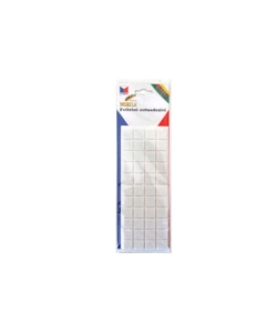 FELTRINI QUADRI BIANCHI 20X20 MM. 44 PZ.