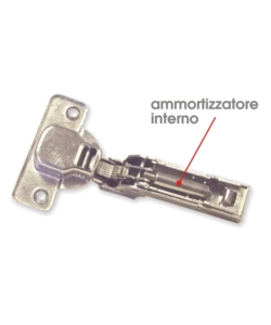 CERNIERE CON AMMORTIZZATORE INTEGRATO - Ø 35 - COLLO MEDIO - 2 PZ.