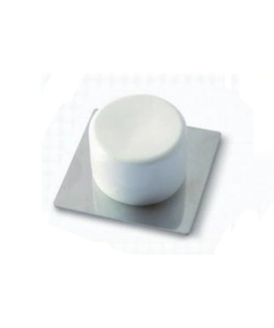 FERMAPORTE ADESIVO IN GOMMA - 45 X 45 MM. - BIANCO