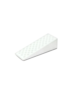 FERMAPORTE ADESIVI A CUNEO - BIANCO - 4 PZ.