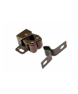 CHIUSURE A CRICCHETTO A 2 RULLI - BRONZATO - 2 PZ.