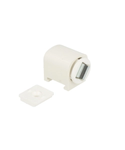 CHIUSURE MAGNETICHE CON BASETTA - FORZA 6 KG. - BIANCO - 2 PZ.