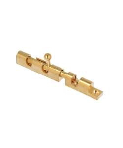 CATENACCIO A CANNONE - 100 MM. - OTTONE LUCIDO - 1 PZ.
