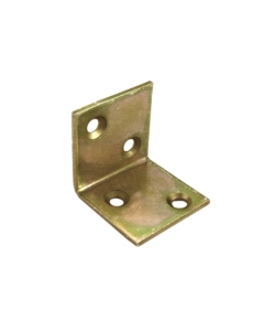LASTRINE ANGOLARI 115 X 60 X 40 MM. - ZINCATE GIALLO - 1 PZ.