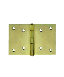 CERNIERE LARGHE 90 X 60 MM. - ZINCATE GIALLO - 1 PZ.