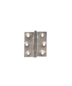 CERNIERE SPINA FISSA 30 X 50 MM. - ZINCATE - 4 PZ.